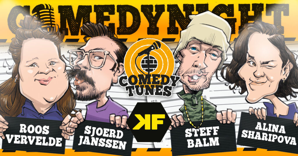 ComedyTunes | Alina Sharipova, Sjoerd Janssen, Roos Vervelde & Steff Balm in Vlaardingen