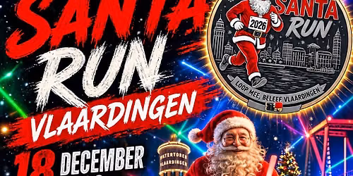 Santa run Vlaardingen in Vlaardingen